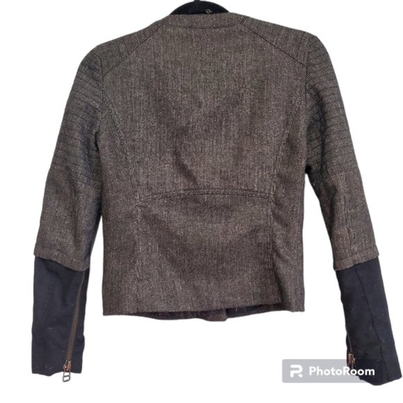 Mango Suit bomber herringbone - Picture 2 of 5